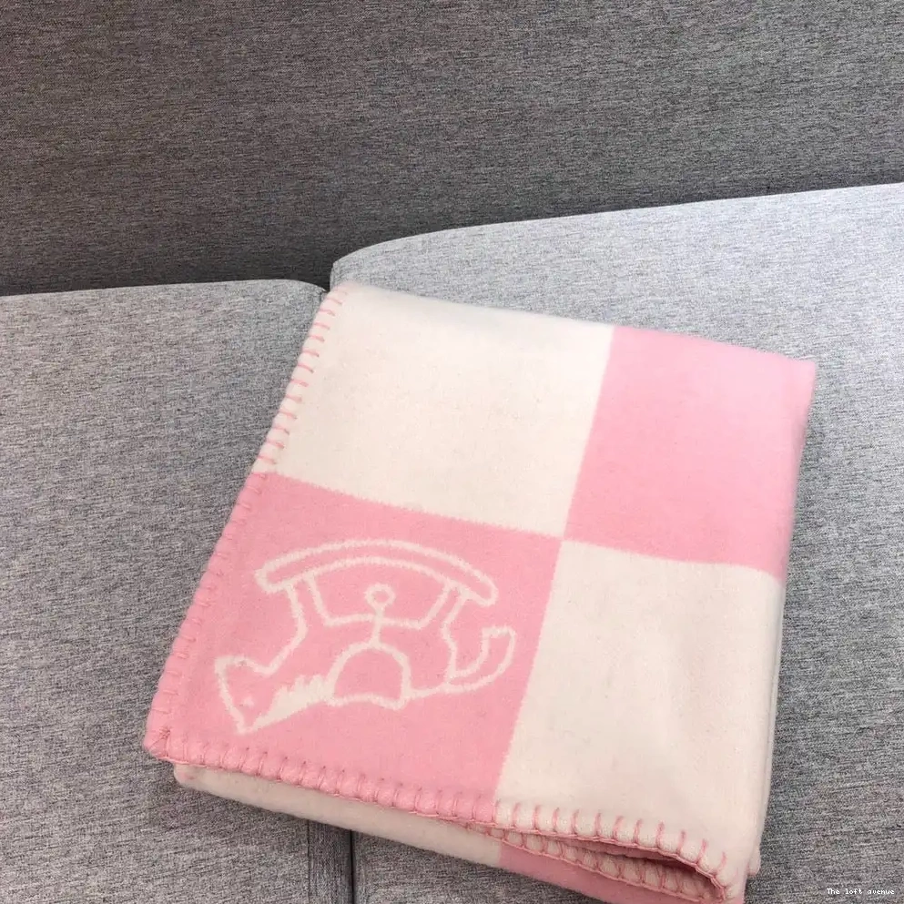 THROW HERMES BABY BLANKET WOOL ADADA AVALON 0702